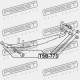 BUCȘĂ DE ARC SPATE TOYOTA HILUX KZN165,190,KDN,LN,RZN,YN,VZN14,15,16,17,19 1997 90385-18046