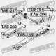 BUCȘĂ AMORTIZOR SPATE TOYOTA CAMI J100E,J102E,J122E 1999.05-2005.12 JP 48537-87401