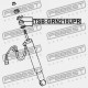 BUCȘĂ DE AMORTIZARE SPATE TOYOTA LAND CRUISER PRADO GRJ12,KDJ12,RZJ12,TRJ12,VZJ12 2002 48507-60020