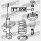 BUCȘĂ AMORTIZOR SPATE TOYOTA COROLLA SED/CP/WG AE10,CE100,EE10 1991.08-2001.11 GR 90387-15027