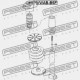 BUCȘĂ SUPORT AMORTIZOR AUDI A6 1998-2005 MEX 8E0513353B
