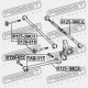 ȘURUB DE FIXARE A SUSPENSIEI TOYOTA CAMRY (JPP/SED) SXV1,VCV10,MCV10 1992.08-2001.04 GR 90901-19001