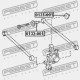 BUCȘĂ CU EXCENTRIC TOYOTA CAMRY GRACIA MCV2,SXV2 1996.12-2001.09 JP 48409-32030