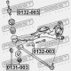 BUCȘĂ CU EXCENTRIC TOYOTA RAV4 SXA1 1994.04-2000.05 JP 48409-42011