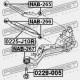 ȘURUB EXCENTRIC NISSAN QASHQAI J10E 2006.12-2013.12 EL 55226-JG00B