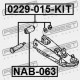 KIT DE REPARARE A ȘURUBURILOR EXCENTRICE NISSAN NISSAN TRUCK D22 1997.02-2012.03 GL 54419-VK80A