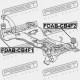 BUCȘĂ CADRU FAȚĂ PENTRU FORD FOCUS CB4 2008-2011 EU 1508109