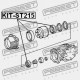 KIT DE REPARAȚII DIFERENȚIALE TOYOTA CAMRY GRACIA MCV2,SXV2 1996.12-2001.09 JP 90363-95003