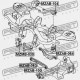 BUCȘĂ DE AMORTIZARE DIFERENȚIAL MAZDA 6 WAGON GY 2002-2005 EU EG25-28-69XA