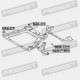 PERNĂ DE CADRU NISSAN QASHQAI J10E 2006.12-2013.12 EL 54464-CY00C