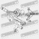 DIFERENȚIAL PERNĂ FAȚĂ SUZUKI GRAND VITARA/ESCUDO SQ416/SQ420/SQ625 1998-2006 27561-60A01