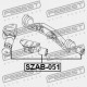 SUZUKI SX4 RW415/RW416/RW419/RW420 PERNĂ DIFERENȚIALĂ SPATE 2006-2013 27550-63J00