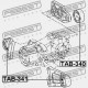 PERNĂ DIFERENȚIALĂ SPATE TOYOTA RAV4 ACA3,ALA3,GSA33,ZSA3 2005.11-2012.12 GR 41651-42130