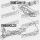 BUCȘĂ SUPORT DIFERENȚIAL TOYOTA ALPHARD G/V ANH1,MNH1 2002.05-2008.04 JP 52390-58010