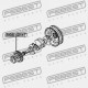 MITSUBISHI PAJERO/MONTERO V10-40 SCRIPETE ARBORE COTIT 1990.12-2004.04 EUR MD374223