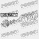 SCRIPETE ARBORE COTIT TOYOTA CAMRY (JPP) ACV30,MCV3 2001.07-2006.01 US 13408-20010