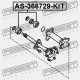 RULMENT ARBORE DE TRANSMISIE TOYOTA HIACE VAN,COMMUTER LH1,RZH10,11,125,135,15 1989.08-20 90369-36009