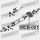 MITSUBISHI PAJERO/MONTERO SPORT CHALLENGER K8W/K9W SUPORT ARBORE 1996-2009 MR223119