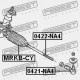 CAPACUL TIJEI DE DIRECȚIE. MITSUBISHI LANCER CY,CZ 2007.03-2013.02 EUR 4410A328