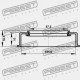 ETANȘARE BUTUC FAȚĂ TOYOTA LAND CRUISER URJ202,UZJ200,VDJ200 2007.09- EU 90312-87001