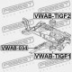 BUCȘĂ DE CADRU AUDI A3/S3/SPORTB./LIM./QU 2004-2013 RDW 1K0199867Q