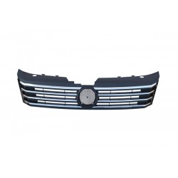 GRILĂ FRONTALĂ VW PASSAT B7 11-15 (RAMĂ NEAGRĂ, MARGINE DE MARCAJ NEAGRĂ, ORNAMENT CROMAT) 3AA853651DKWI