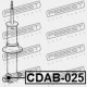 BUCȘĂ DE AMORTIZARE FAȚĂ CADILLAC ESCALADE (4WD) 1997- EU 20810264