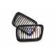 BMW 3 E36 1990.12- Grila frontală negru lucios (set de 2 piese cu 3 culori)tuning dreapta/stânga