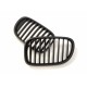 BMW 7 F01/F02 2011- placă de atragere, negru mat (set de 2)