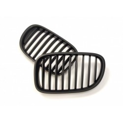 BMW 7 F01/F02 2011- placă de atragere, negru mat (set de 2)