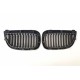 BMW 1 E87/E81/E82 2004 - Grilă față, negru mat (set de 2)