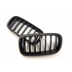 BMW X5 F15 2013.10- placă de atragere, negru mat (set de 2 piese)