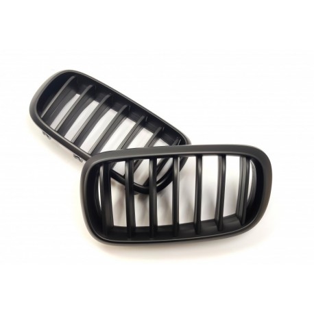 BMW X5 F15 2013.10- placă de atragere, negru mat (set de 2 piese)