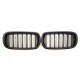BMW X5 F15 2013.10- placă de atragere, negru mat (set de 2 piese)