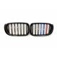 BMW X3 F25 2014.03- Grila frontală neagră lucioasă (set de 2 piese în 3 culori)tuning dreapta/stânga