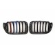 BMW X3 F25 2014.03- Grila frontală neagră lucioasă (set de 2 piese în 3 culori)tuning dreapta/stânga
