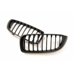 BMW 4 F32/F33/F82/F83 2013.12- Grilă față, negru mat (set de 2 buc.)