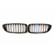BMW 4 F32/F33/F82/F83 2013.12- Grila frontală neagră lucioasă (set de 3 culori din 2 piese)tuning dreapta/stânga