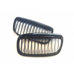 BMW 2 F45/F46 2014- placă atractor negru lucios (set de 2 buc.)