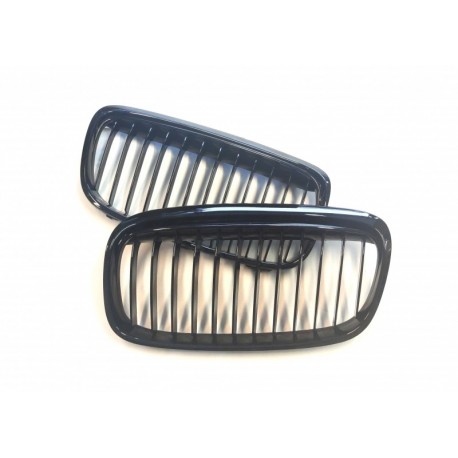 BMW 2 F45/F46 2014- placă atractor negru lucios (set de 2 buc.)