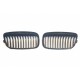 BMW 2 F45/F46 2014- placă atractor negru lucios (set de 2 buc.)