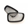 BMW 1 E87/E81/E82 2007- Grila față negru mat (set de 2 buc.)