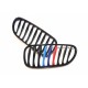 BMW Z4 E85/E86 2003-2009 grilă față neagră lucioasă (set de 2 garnituri în 3 culori) tuning dreapta/stânga