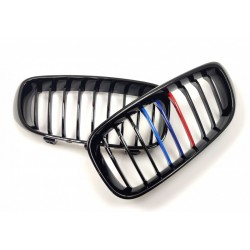 BMW 3 GT F34 2013-2016 grilă frontală neagră lucioasă (set 3 culori din 2 piese)tuning dreapta/stânga