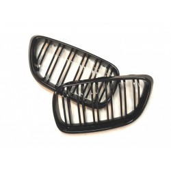 BMW 2 F22/F23 2014- placă atractor negru lucios (set de 2 buc.)