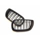 BMW 3 E46 2001.10- placă de atragere, negru mat (set de 2)
