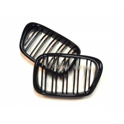 BMW 5 E39 1996.01-2003 Grilă față negru lucios (set de 2 buc.)