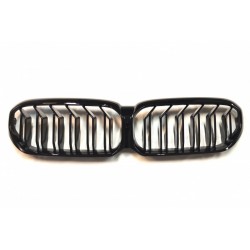 BMW 5 G30 2020- placă de atragere negru lucios (set de 2 buc).