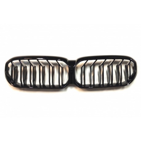BMW 5 G30 2020- placă de atragere negru lucios (set de 2 buc).