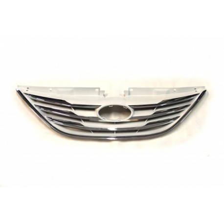 Hyundai Sonata 2013- grilă, albă, cromată